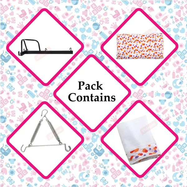 Preemie_Baby_Swing_Cradle_with_Mosquito_Net_Spring_and_Metal_Window_Cradle_Hanger(Orange)