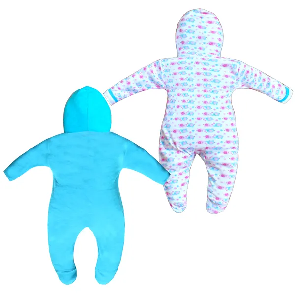 Zoey_Hooded�Full_Sleeve_Cotton_Baby_Footies_Sleepsuit_Rompers_for_Baby_Boys_and_Baby_Girls_Pack_of_2_(New_Born,_Ferozi)