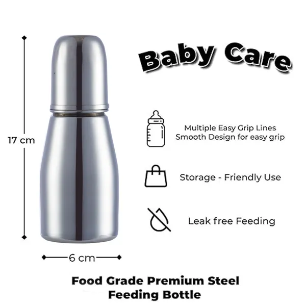 Grade_304_Bullet_Stainless_Steel_Baby_Feeding_Bottle_-_200ml