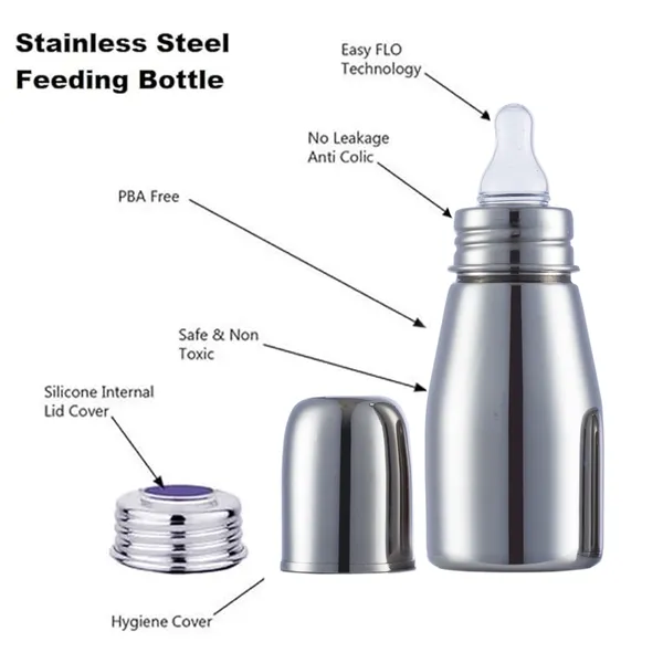 Grade_304_Bullet_Stainless_Steel_Baby_Feeding_Bottle_-_200ml