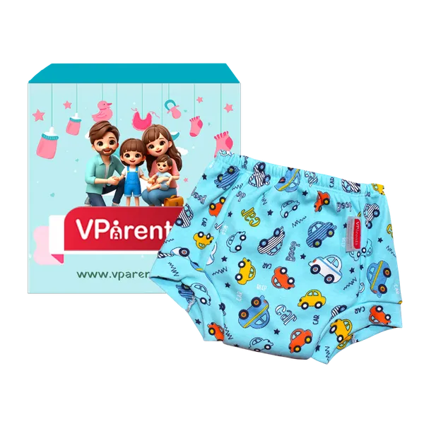 Vparents_Padded_Underwear_For_Babies_And_Toddlers_With_3_Layers_Of_Cotton_Padding_Potty_Training_Pull_Up_&_Diaper-Free_Time_(6-12_Months)Car