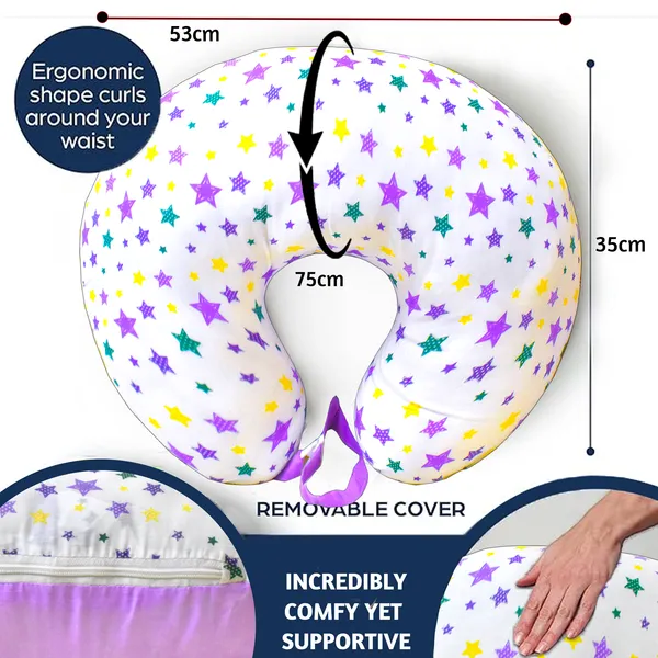 Joy_Baby_4_Piece_Bedding_Set_with_Pillow_and_Bolsters_Sleeping_Bag_and_Bedding_Set_and_Feeding_Pillow_Combo_(Purple)