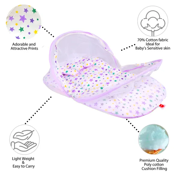 Joy_Baby_4_Piece_Bedding_Set_with_Pillow_and_Bolsters_Sleeping_Bag_and_Bedding_Set_and_Feeding_Pillow_Combo_(Purple)