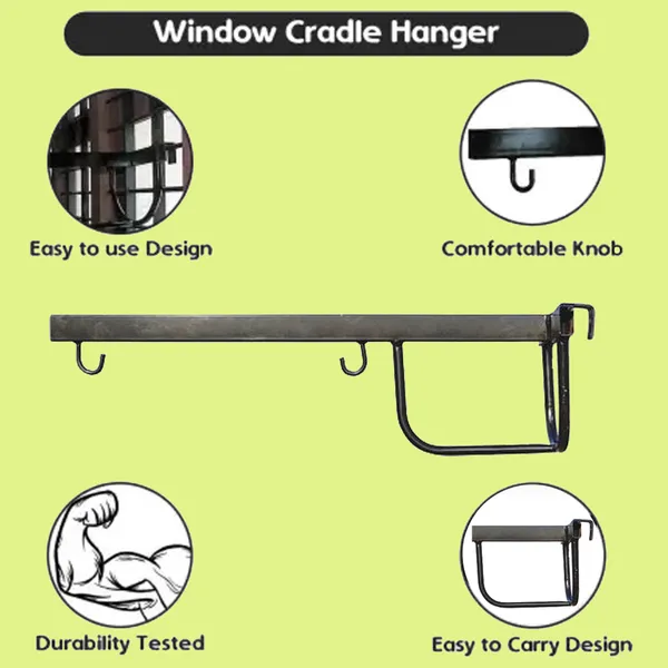 Window_Baby_Cradle_cot_Metal_Hanger