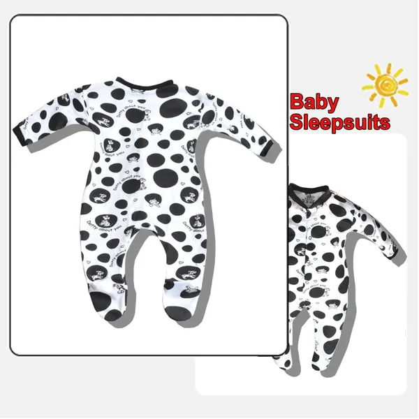 Full_Length_Printed_Baby_Footies_Sleepsuit_Romper_Pack_of_3-(Black)