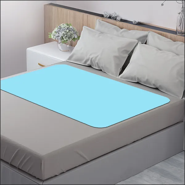 Chubby_Cheeks_Water_Proof_Baby_Bed_Protector_Reusable_Dry_Sheet_(Sky_Blue)_(Large)_(100_X_140)