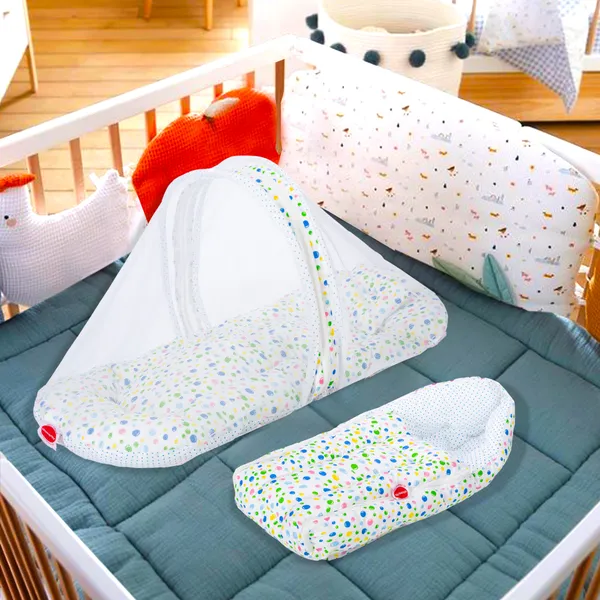 Bluebell_Baby_Bedding_Set_with_Pillow_and_Sleeping_Bag_Combo_(Blue)