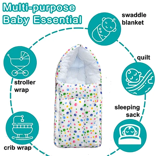 Bluebell_Baby_Bedding_Set_with_Pillow_and_Sleeping_Bag_Combo_(Blue)