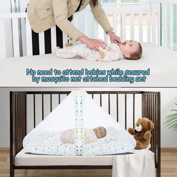 Bluebell_Baby_Bedding_Set_with_Pillow_and_Sleeping_Bag_Combo_(Blue)