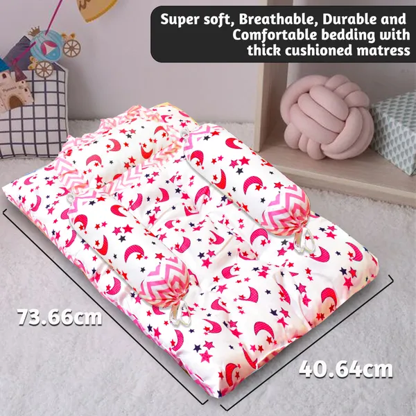 Galaxy_Baby_4_Piece_Bedding_Set_with_Pillow_and_Bolsters(Pink)