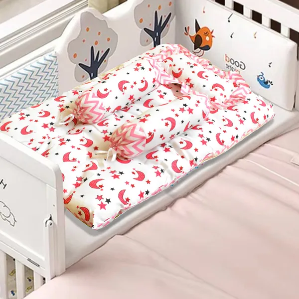 Galaxy_Baby_4_Piece_Bedding_Set_with_Pillow_and_Bolsters(Pink)