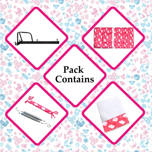 Sunny_Baby_Swing_Cradle_with_Mosquito_net_Spring_and_Metal_Window_Cradle_Hanger_(Pink)