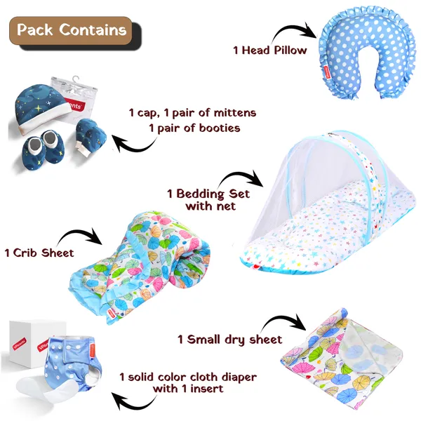 8_In_1_New_Born_Baby_Combo_(0-6_Months)_Blue_Bedding_Set_For_Baby_Boy_And_Assorted_Colour_For_Remaining