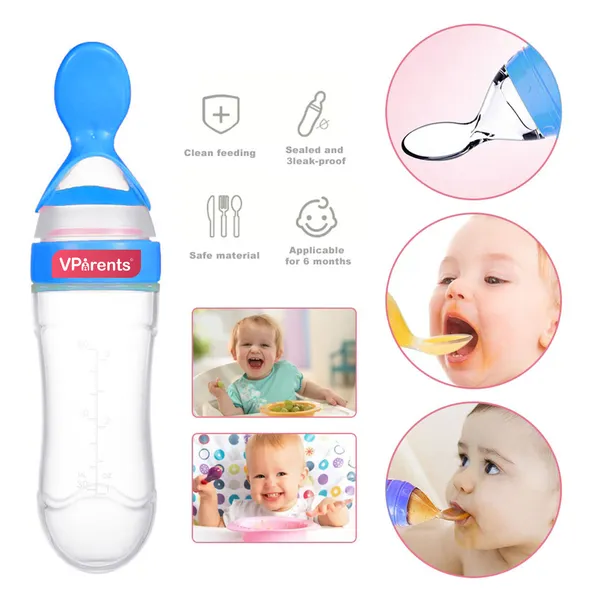 Food_Feeding_Spoon_with_Squeezy_Food_Grade_Silicone_Feeder_Bottle,_for_Infant_Baby,_90ml,_BPA_Free_Assorted_Colour_-Pack_of_1_(1)