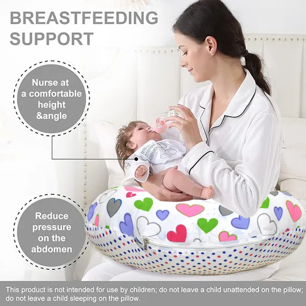 Daisy_Multipurpose_Baby_Feeding_Nursing_Cum_Maternity_Pillow_for_New_Born_(Pink)