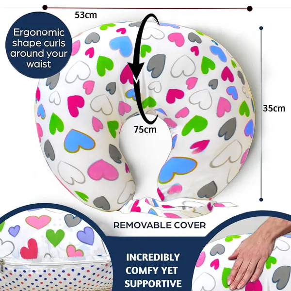 Daisy_Multipurpose_Baby_Feeding_Nursing_Cum_Maternity_Pillow_for_New_Born_(Pink)