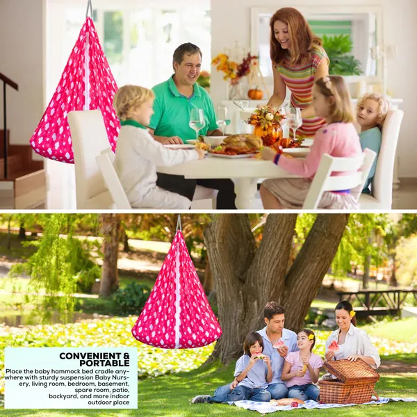 Sunny_Baby_Swing_Cradle_with_Mosquito_net_and_Spring_(Pink)