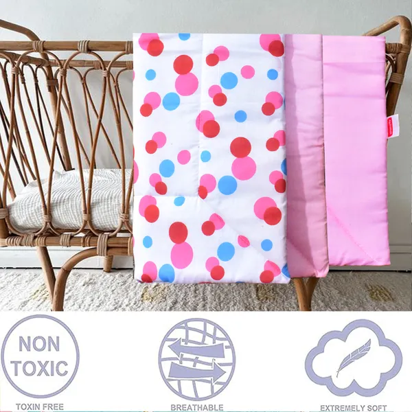 Preemiee_New_Born_Baby_Godadi_Soft_Cotton_Baby_Godi_Godari|Baby_Bed|Crib_Sheet|Bedding_Set_Blue_And_Pink