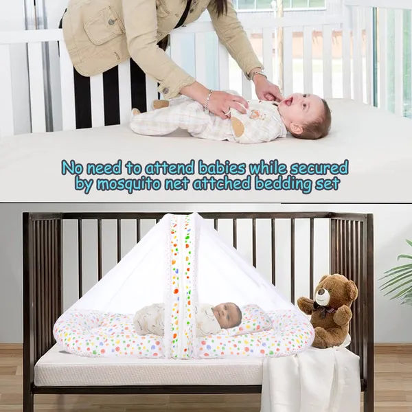 Bluebell_Baby_Bedding_Set_with_Mosquito_net_and_Pillow_(Green)