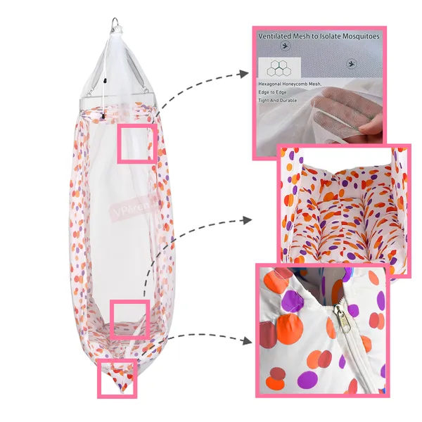 Preemie_Baby_Swing_Cradle_with_Mosquito_Net_and_Spring(Orange)
