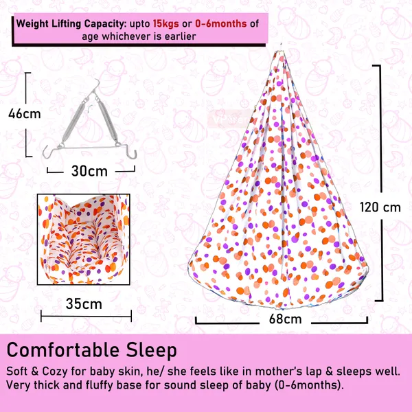 Preemie_Baby_Swing_Cradle_with_Mosquito_Net_and_Spring(Orange)