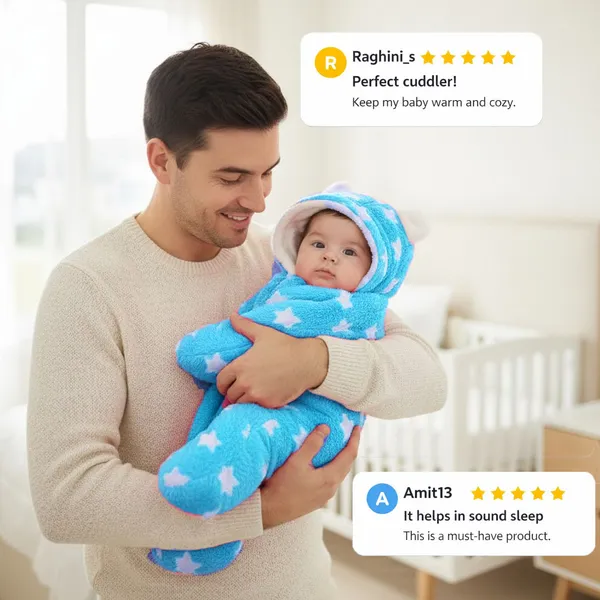 VParents__3-in-1_Soft_Hooded_Baby_Blanket_Wrapper_-0-6_Months_Swaddle_for_New_Born_Sleeping_Bag_Gift