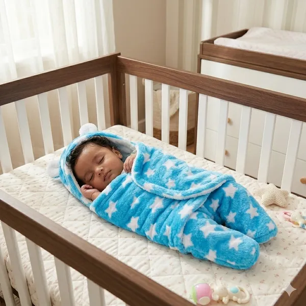 VParents__3-in-1_Soft_Hooded_Baby_Blanket_Wrapper_-0-6_Months_Swaddle_for_New_Born_Sleeping_Bag_Gift