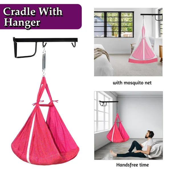 Infant_Baby_Swing_Cradle_with_Mosquito_net_Spring_and_Metal_Window_Cradle_Hanger_(Red)