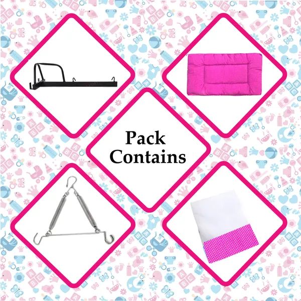 Infant_Baby_Swing_Cradle_with_Mosquito_net_Spring_and_Metal_Window_Cradle_Hanger_(Pink)_(Pink)