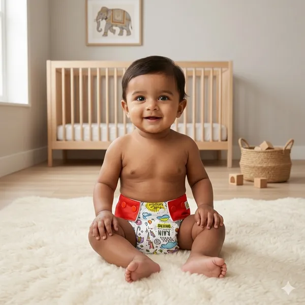Rain_Print_Reusable_and_Adjustable_Cloth_Diapers_With_ulta_absorbent_Insert_with_5_layers-_washable