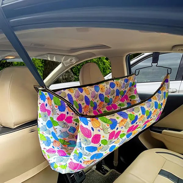 __Car_Cradle_Hammock_for_0_to_2_Year_Baby_|_Portable_with_Adjustble_Belt,_Hammock_Cloth,_Hangers_(Blue)