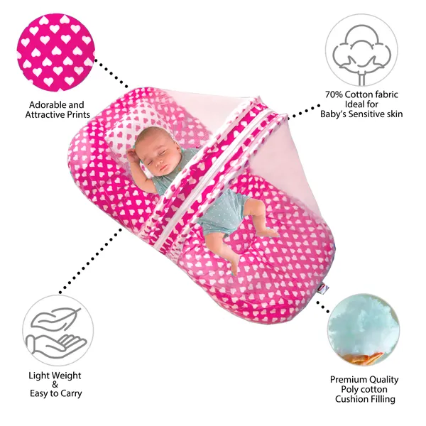 Rosy_Baby_4_Piece_Bedding_Set_with_Pillow_and_Bolsters_Sleeping_Bag_and_Bedding_Set_and_Feeding_Pillow_Combo_(Pink)