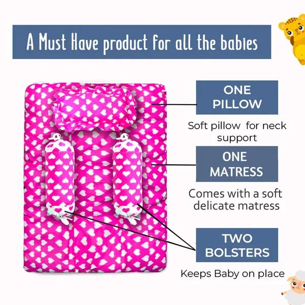 Rosy_Baby_4_Piece_Bedding_Set_with_Pillow_and_Bolsters_Sleeping_Bag_and_Bedding_Set_and_Feeding_Pillow_Combo_(Pink)
