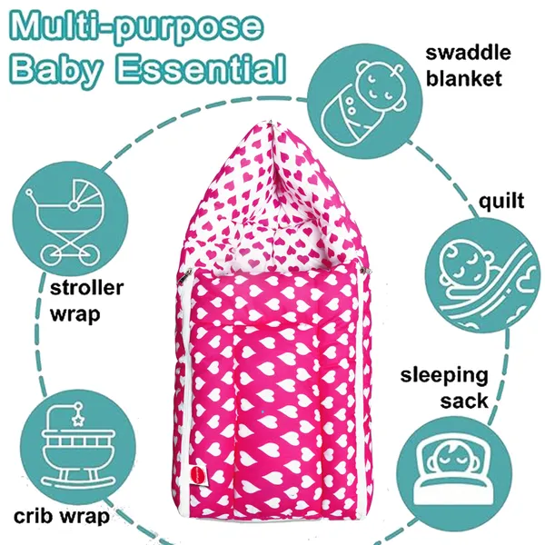 Rosy_Baby_4_Piece_Bedding_Set_with_Pillow_and_Bolsters_Sleeping_Bag_and_Bedding_Set_and_Feeding_Pillow_Combo_(Pink)