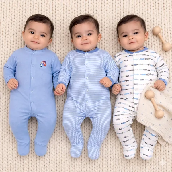 Full_Length_Printed_Baby_Footies_Sleepsuit_Romper_Pack_of_3_-_New_Born_(New_Born,_Blue)