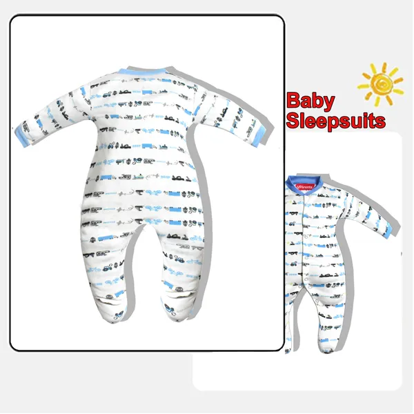 Full_Length_Printed_Baby_Footies_Sleepsuit_Romper_Pack_of_3_-_New_Born_(New_Born,_Blue)