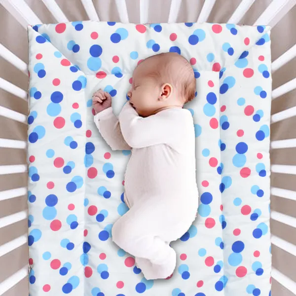 Preemiee_New_Born_Baby_Godadi_Soft_Cotton_Baby_Godi_Godari|Baby_Bed|Crib_Sheet|Bedding_Set_Blue