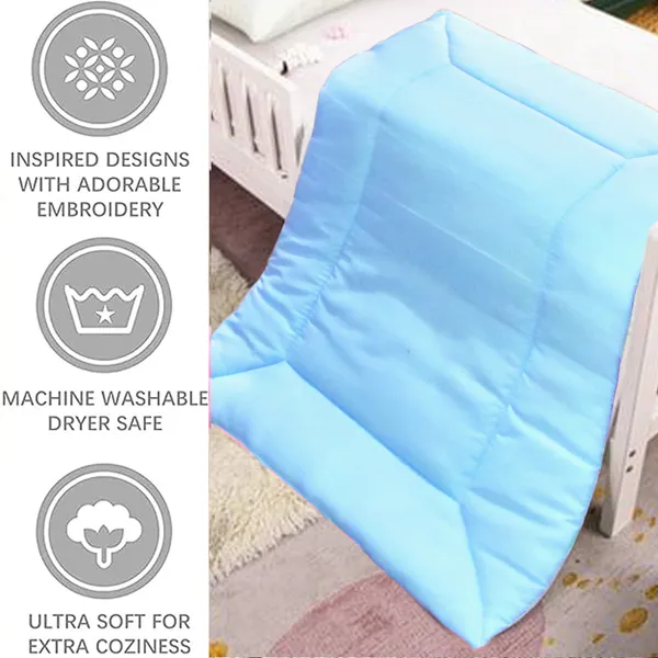 Preemiee_New_Born_Baby_Godadi_Soft_Cotton_Baby_Godi_Godari|Baby_Bed|Crib_Sheet|Bedding_Set_Blue