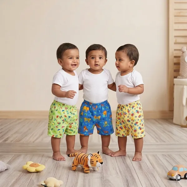 Set_Of_3_Cotton_Infant_Boys_&_Girls_Baby_Shorts_Printed__(0-6_Months)
