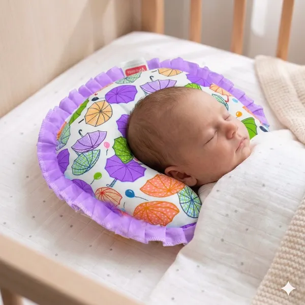 VParents_Chunky_Neck_Support_Soft_Pillow_for_New_Born_Baby_U_Shape_Pillow_(Purple)