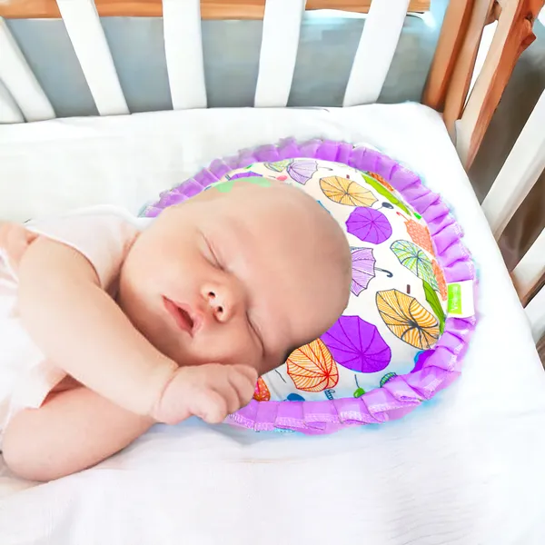 VParents_Chunky_Neck_Support_Soft_Pillow_for_New_Born_Baby_U_Shape_Pillow_(Purple)