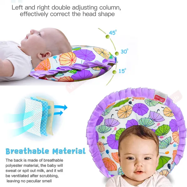 VParents_Chunky_Neck_Support_Soft_Pillow_for_New_Born_Baby_U_Shape_Pillow_(Purple)