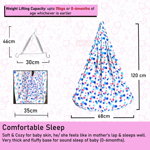 Preemie_Baby_Swing_Cradle_with_Mosquito_Net_and_Spring(Blue)