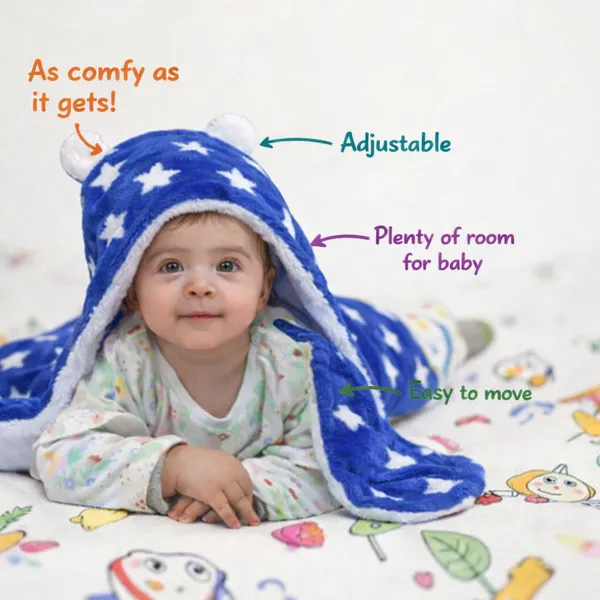 VParents__3-in-1_Soft_Hooded_Baby_Blanket_Wrapper_-0-6_Months_Swaddle_for_New_Born_Sleeping_Bag_Gift__Bath_Towel_Bath_Robe_Pack_of_2_Combo