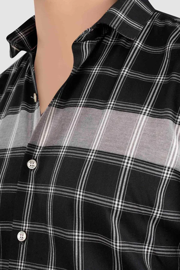 Logan_Black_Cotton_Checks_Full_Sleeves_Shirt
