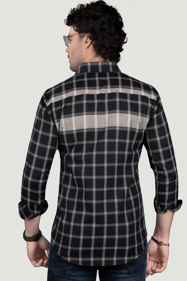 Logan_Black_Cotton_Checks_Full_Sleeves_Shirt