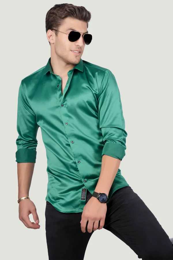 Beppe_Green_Solid_Full_Sleeves_Shirt_for__Men_Full_Sleeves_For_Men