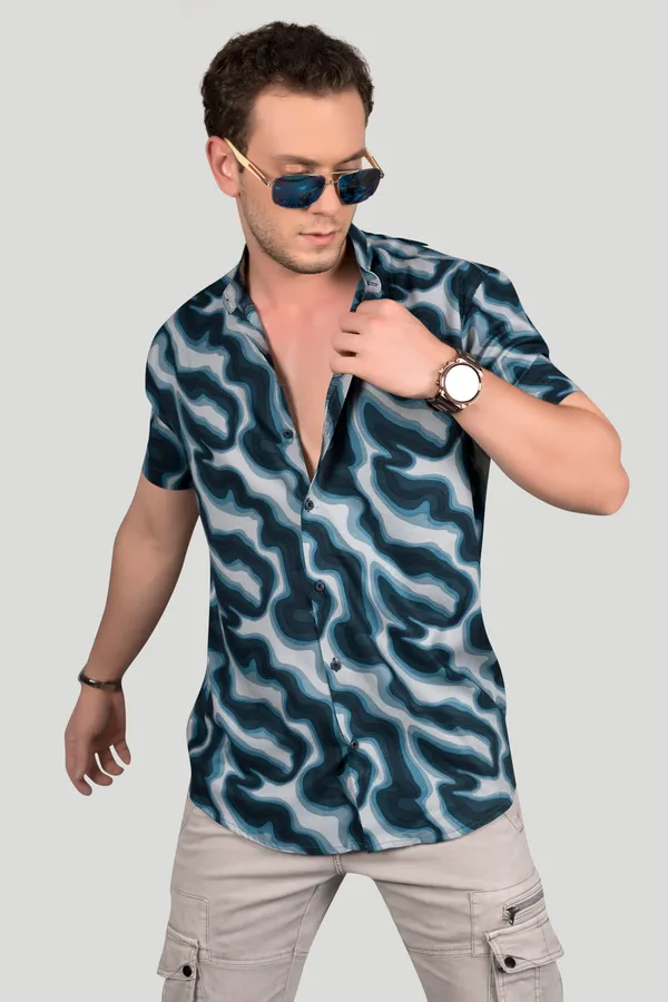 Landen_Blue_Viscose_Print_Full_Sleeves_Shirt
