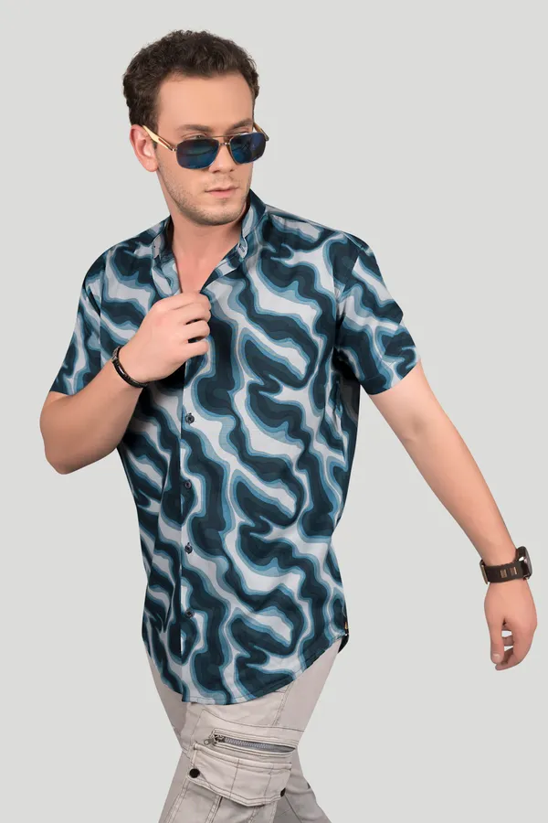 Landen_Blue_Viscose_Print_Full_Sleeves_Shirt