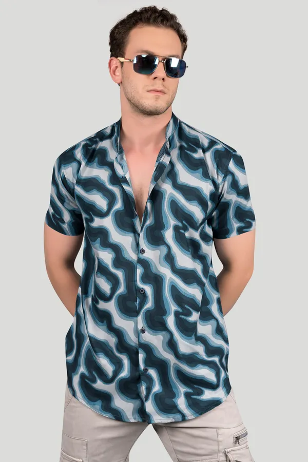 Landen_Blue_Viscose_Print_Full_Sleeves_Shirt